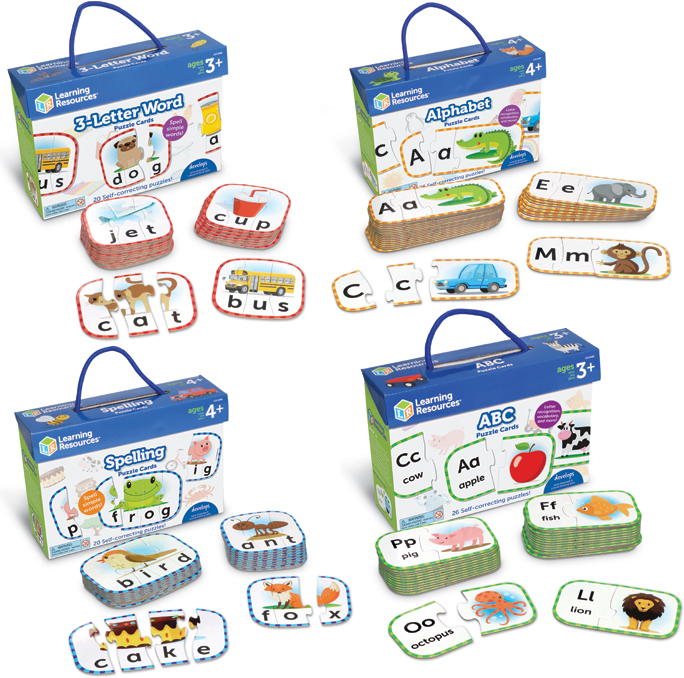 Puzzle Cards Bundle for Building Literacy Skills