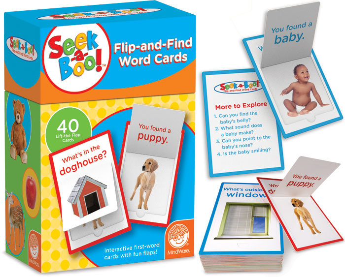 Seek-a-Boo Flip-and-Find Word Cards