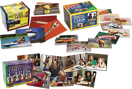 Set of All 3 Language Builder Picture Card Sets