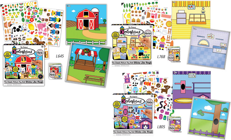 <font color=red>NEW!  </font> Colorforms® Picture Playsets