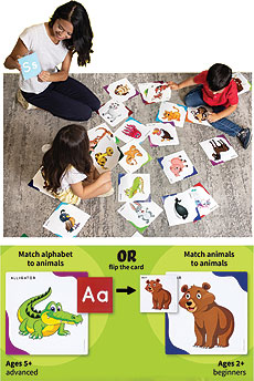<font color=red>NEW!  </font> Animal ABC Floor Game