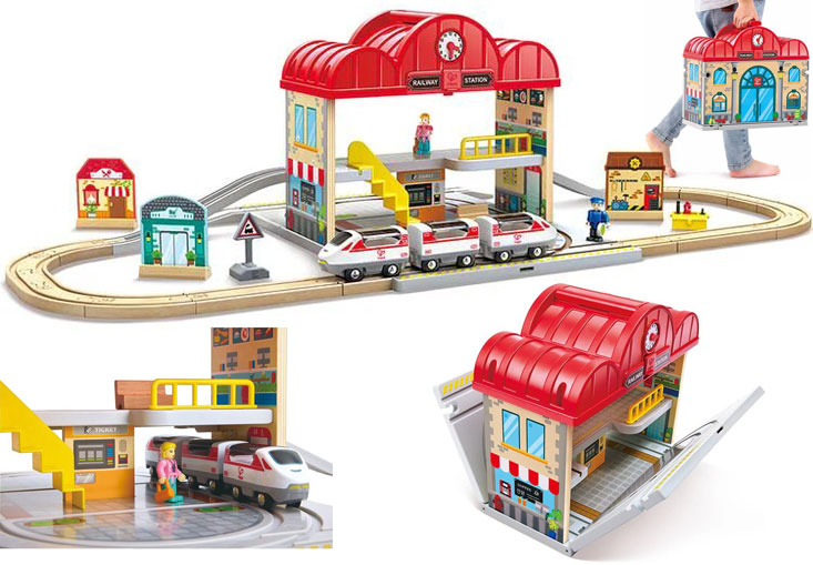 <font color=red>NEW! </font> Portable Train Station Set