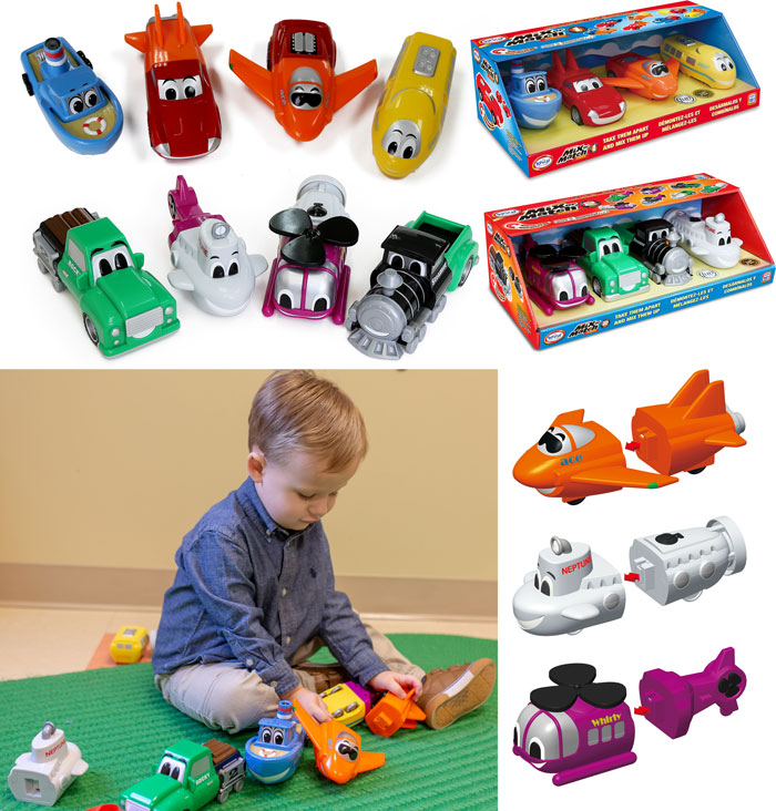 Junior Magnetic Mix or Match Vehicles