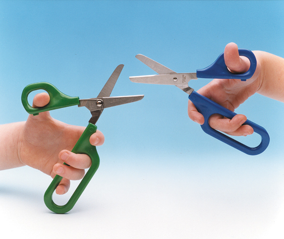 Self-Opening Long-Loop Scissors