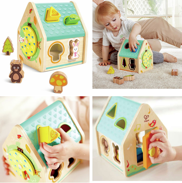 <font color=red>NEW! </font> Critter House Shape Sorter